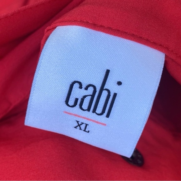 NWOT Cabi Red Quantum Cargo New Arrivals- Size XL - Picture 8 of 8